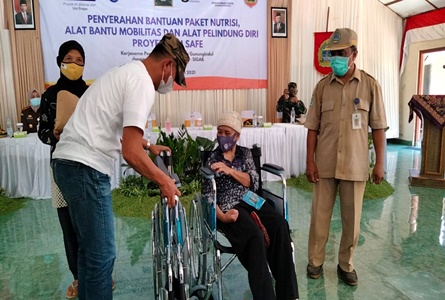 Peduli Masyarakat Rentan, Organisasi Internasional Berikan Bantuan Pada Warga Gunungkidul