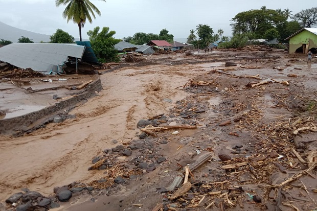 Banjir Bandang Flores Timur, Puluhan Rumah Warga Tertimbun Lumpur