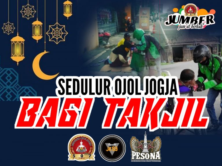 Sedulur Ojol Jogja (507) Bagikan Takjil Gratis untuk Masyarakat