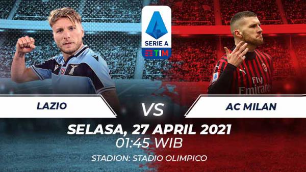 Live Streaming Serie A Pekan 33, Lazio vs AC Milan