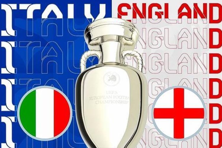 Live Streaming Final Euro 2020 : Italia v Inggris