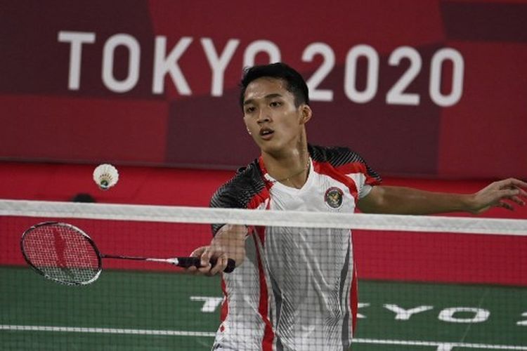 Jonatan Christie di Olimpiade Tokyo 2020