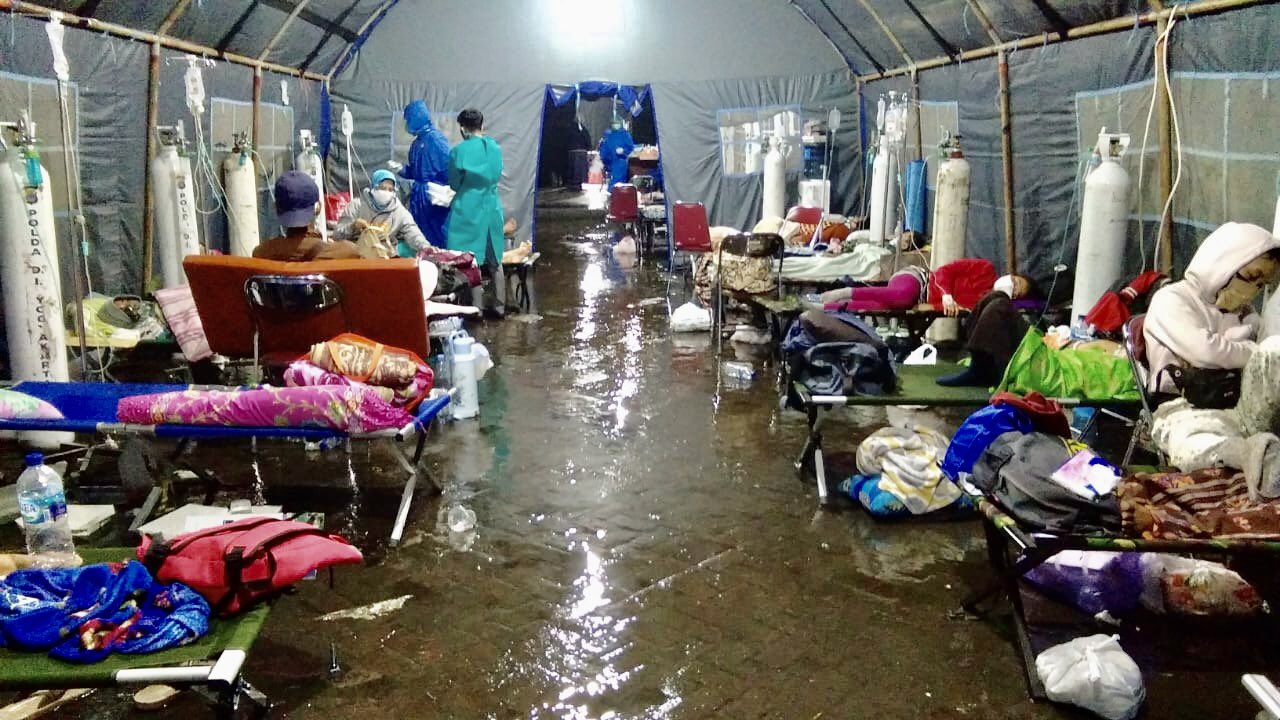 Dapur Gendong Bantu RSUP Sardjito Penuhi Kebutuhan Makan Malam Pasien Tenda Darurat