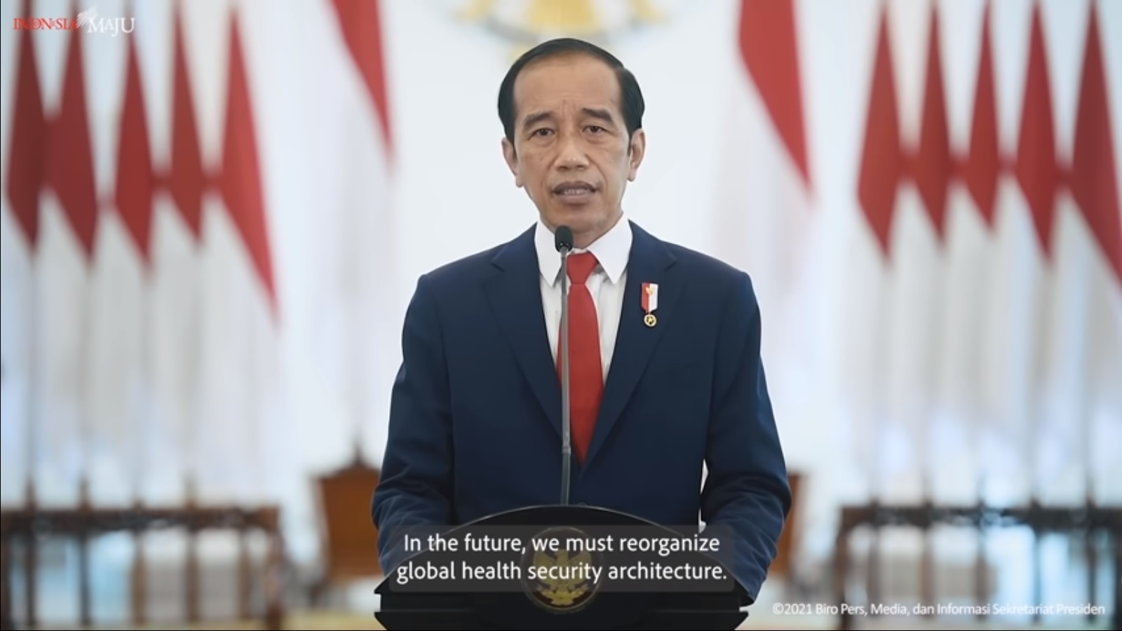 Pidato Presiden Joko Widodo pada Sidang Majelis Umum ke-76 PBB