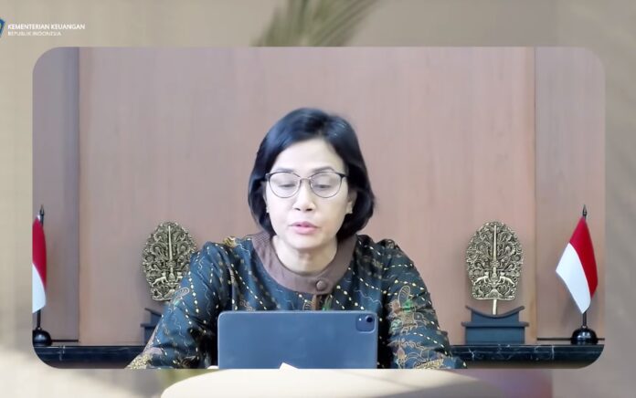 Sri Mulyani dalam konferensi pers APBN Kita periode September 2021