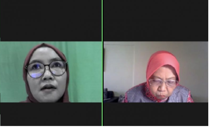 Siti Aminah Tardi (Komisioner Komnas Perempuan) melakukan konferensi pers soal kasus kekerasan seksual di Luwu Timur