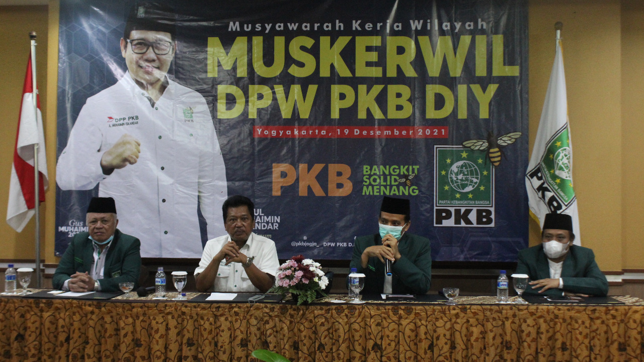 Gelar Muskerwil, DPW PKB DIY Optimis Menangkan Pemilu 2024