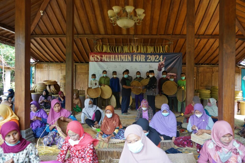 Dukung Nyapres di Pemilu 2024, Komunitas Perajin Bambu se-Bantul Titip Pesan pada Gus Muhaimin