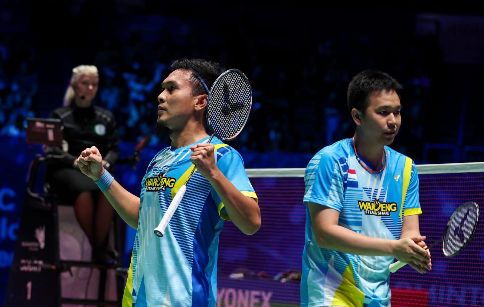 Malaysia Open 2022 - Ahsan/Hendra Berhasil Revans Atas wakil Tiongkok Ren Xiang Yu/Tan Qiang