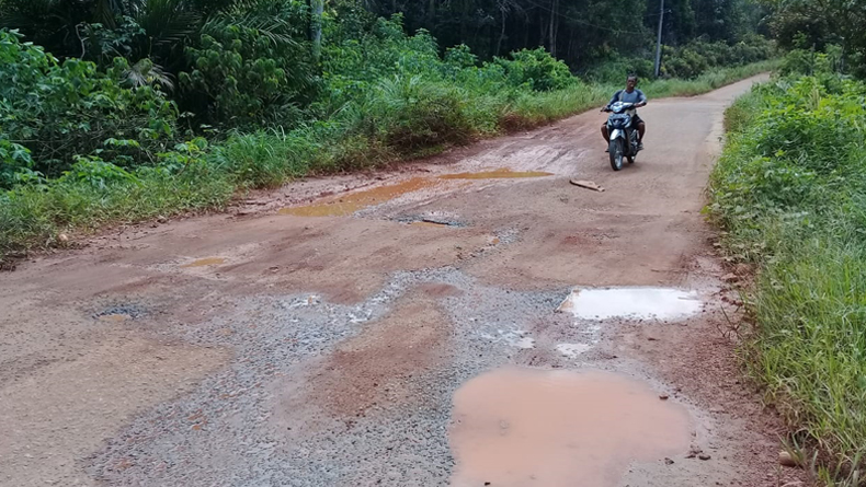 Jalan Romadhon-Air Medang Rusak Parah, Fahri: PT Agrolestari Subur Sejahtera/Agrolestari Hijau Sentosa Harus Bertanggung Jawab