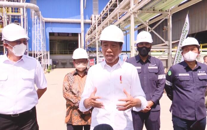 Kunjungi PT Timah Tbk, Jokowi Berharap Timah Bisa Ikuti Hirilisasi Nikel