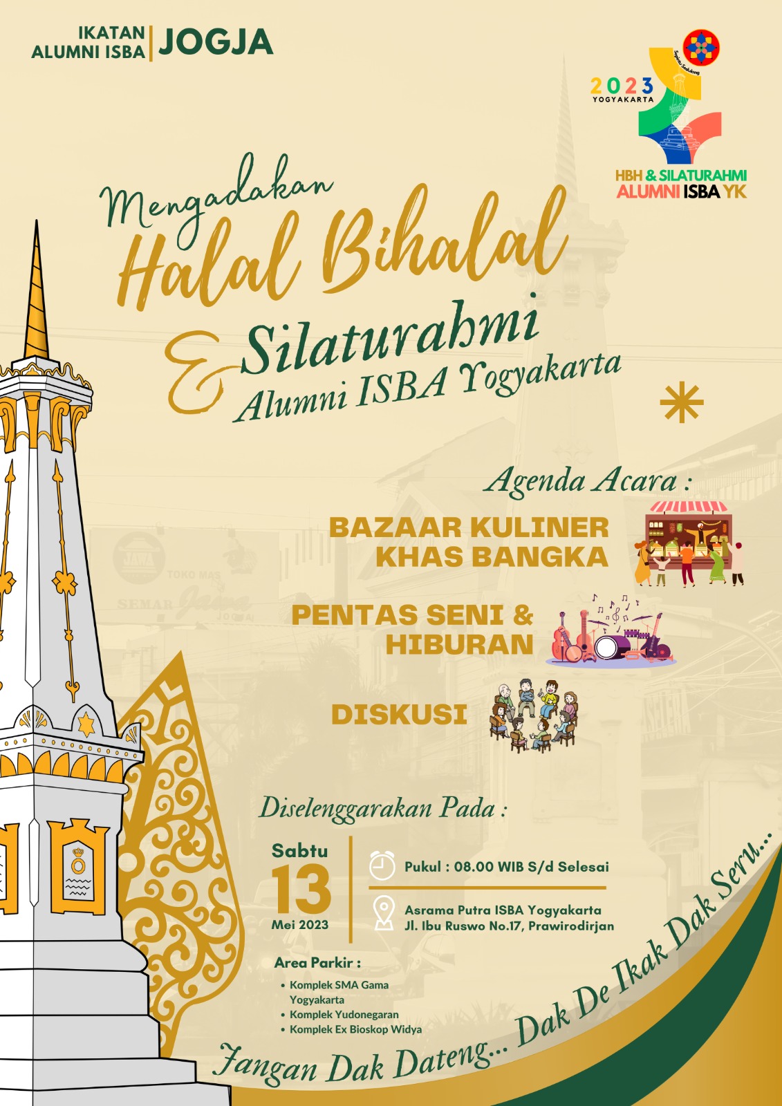 Alumni ISBAYO Gelar Halal Bihalal, Ketua Umum IKA ISBAYO Harap Alumni ISBAYO Jaga Kekompakan Jelang Pemilu 2024