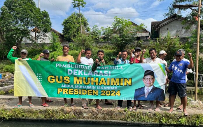 Pembudidaya Ikan Nila Sentono Siap All in Dukung Gus Muhaimin di Pilpres 2024