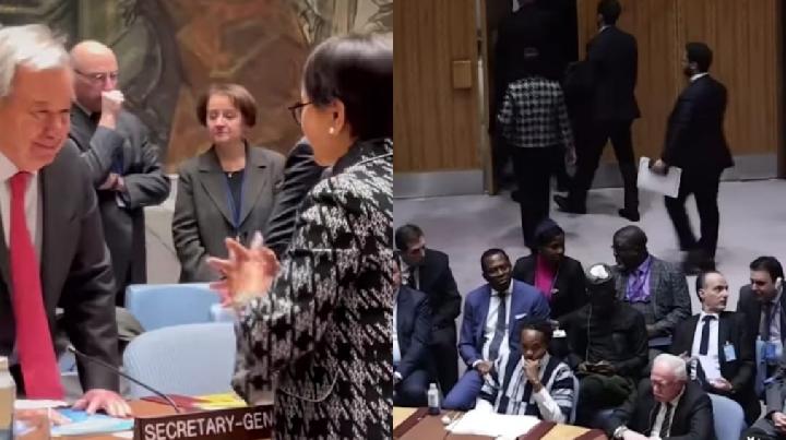 Menlu Walk Out Saat Perwakilan Israel Bicara Di DK PBB