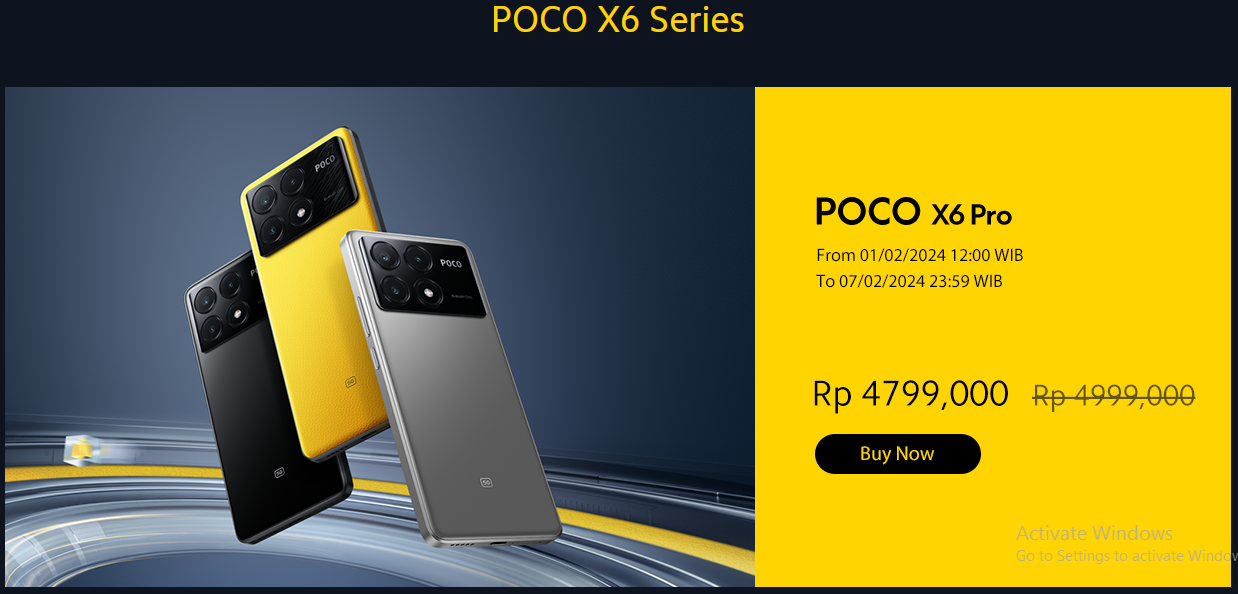 POCO X6 Series