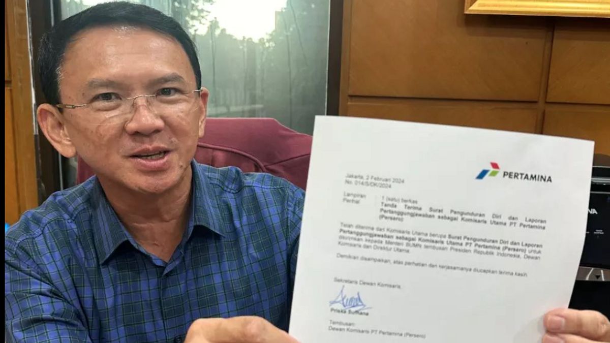 Resmi, Ahok Mundur Dari Komisaris Pertamina Demi Dukung Ganjar-Mahfud