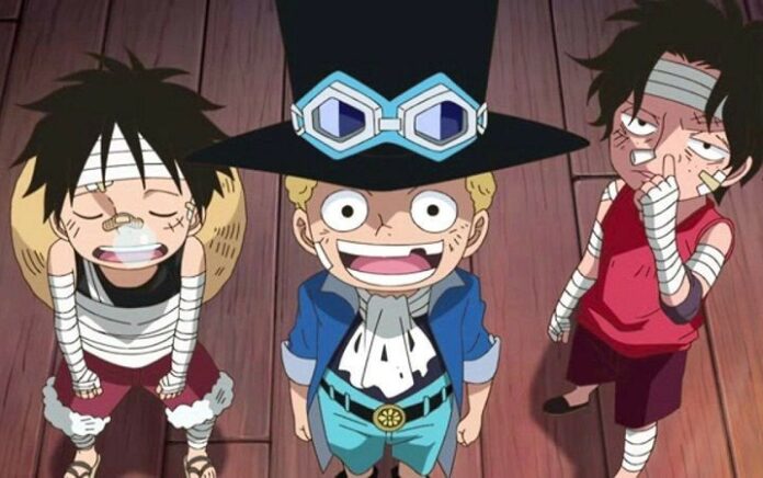 Flashback Masa Kecil Ace, Sabo Dan Luffy