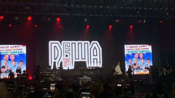 Ahmad Dhani Konser Kampanye Di Surabaya, Dihentikan Bawaslu