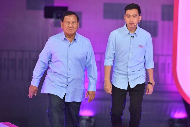 Prabowo Dan Gibran Nyoblos Di TPS Yang Berbeda