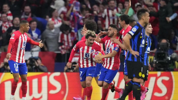 Hasil UCL Semalam : Atletico Taktlukan Inter, Dortmund Berhasil Amankan 1 Tiket Ke 8 Besar Liga Champions 2024